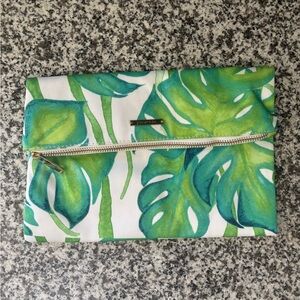 Pura Vida Leaf Print Clutch
